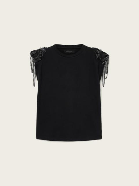 ALLSAINTS SHONA EMBELLISHED SLEEVELESS TOP