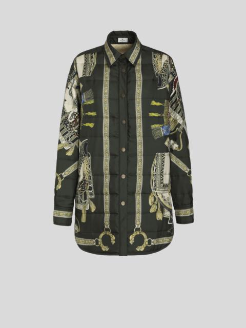 Etro SILK DOWN JACKET WITH PRINT