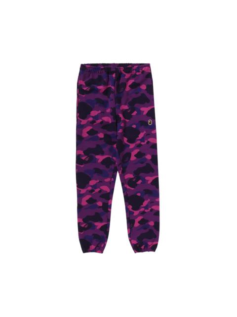 A BATHING APE® BAPE Color Camo Oversized Sweatpants 'Purple'