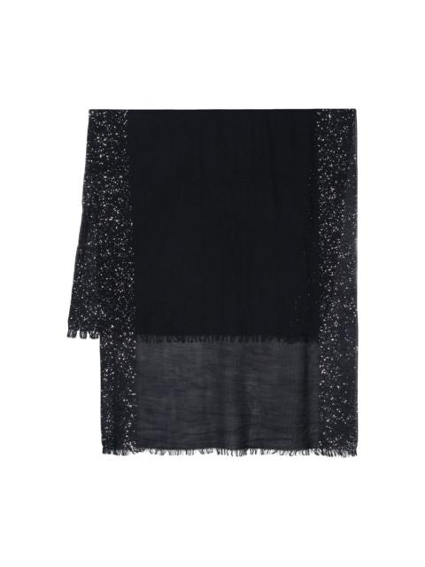 New Dalila sequin-detail scarf