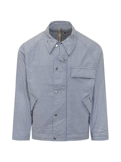 Barbour x Paul Smith gingham-pattern shirt jacket