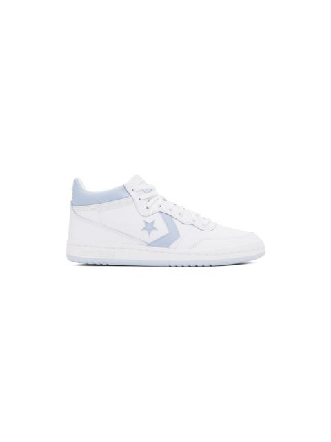 Converse White & Blue CONS Fastbreak Pro Leather & Nylon Sneakers