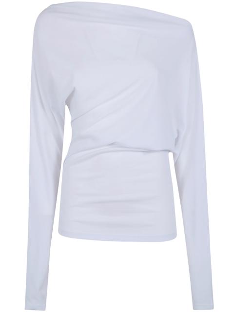 Ann Demeulemeester Roos Bias Cut Drop Shoulder Top