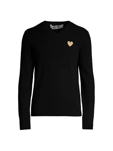 Comme des Garçons PLAY Heart Wool Sweater