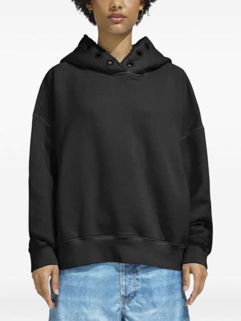 Khrisjoy eyelet-embellishment hoodie