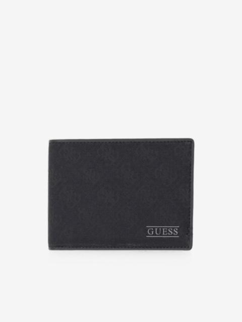 GUESS USA monogram-pattern bifold wallet