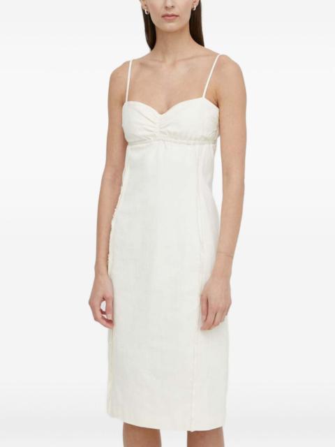 SAMSØE SAMSØE ruched-bust midi dress