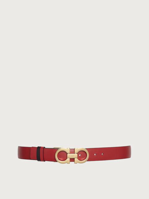 FERRAGAMO REVERSIBLE AND ADJUSTABLE GANCINI BELT