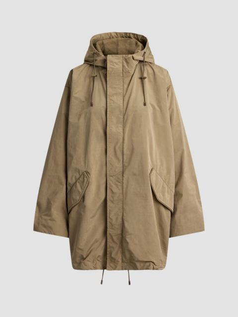 Ralph Lauren Women's Hurston Peached Hooded Raincoat - Porcini