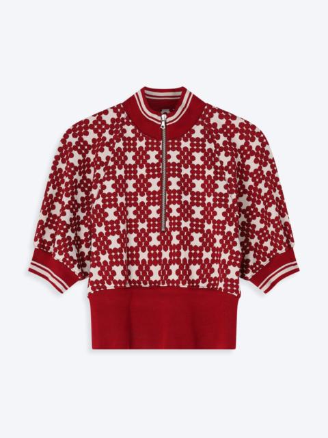 Dries Van Noten RIBBED JACQUARD SWEATER