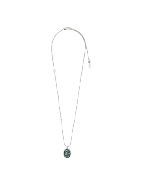 LACOSTE Green Charm Necklace