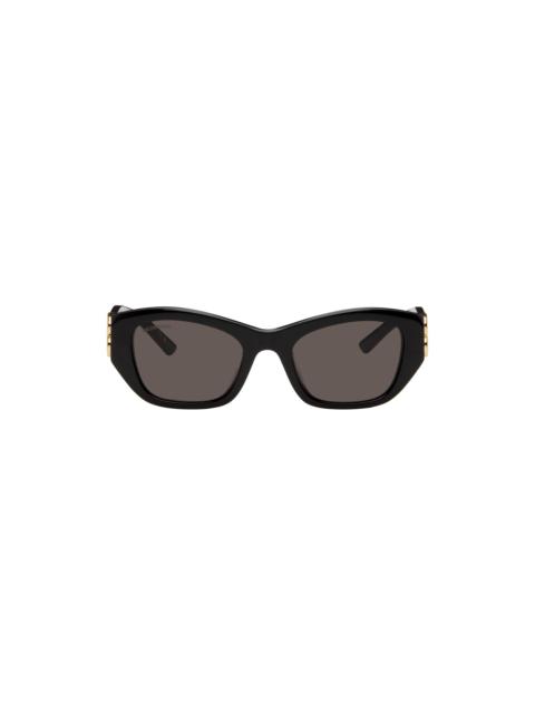 BALENCIAGA Black Rectangular Sunglasses