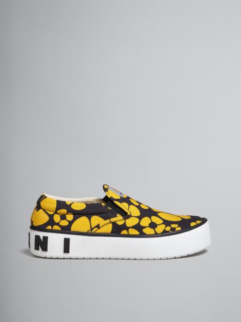 MARNI X CARHARTT WIP - YELLOW SLIP-ON SNEAKERS