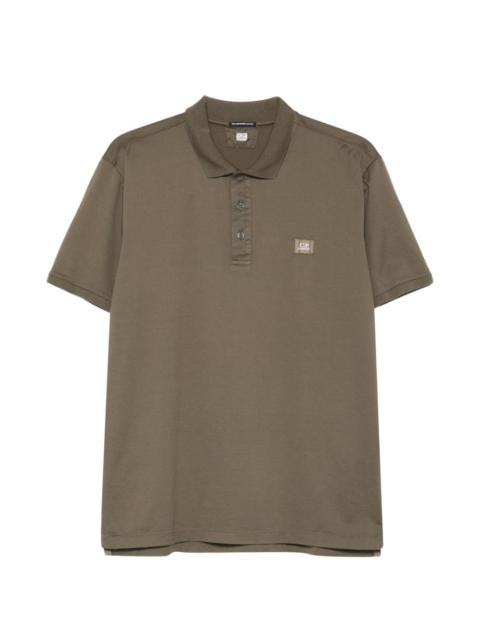 C.P. Company button jersey polo shirt