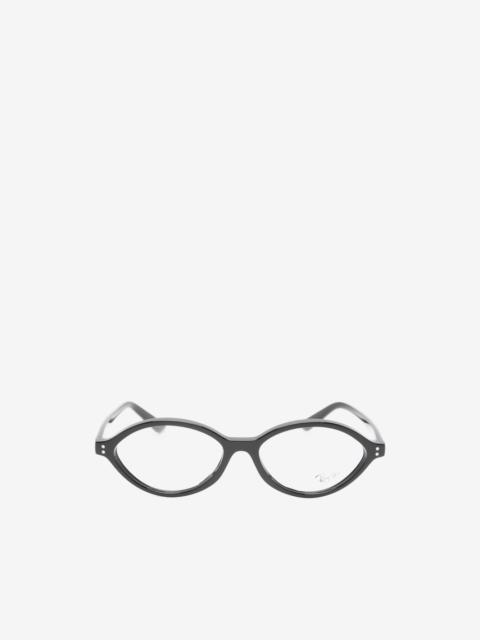 Ray-Ban logo-plaque cat-eye glasses