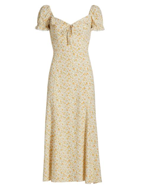 Reformation Women's Shyla Floral Midi-Dress - Lima