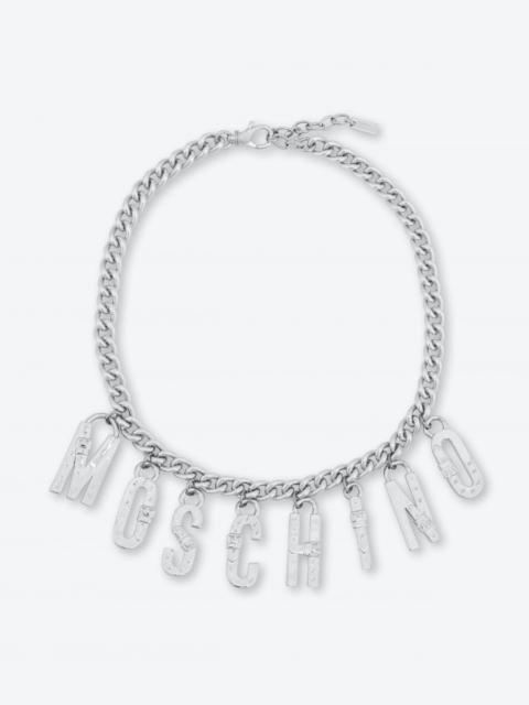 Moschino MOSCHINO NECKLACE WITH BUCKLE & LETTERING