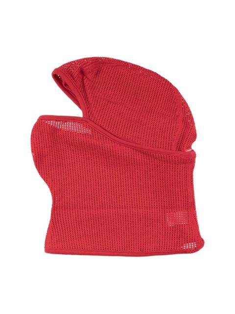 Supreme logo-print mesh balaclava