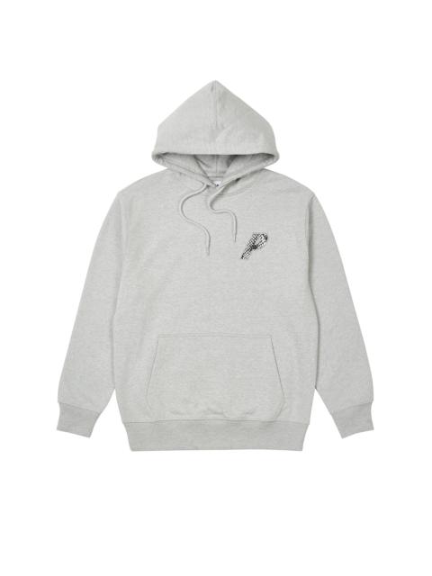 PALACE P-3 SNAKE APPLIQUE HOOD GREY MARL