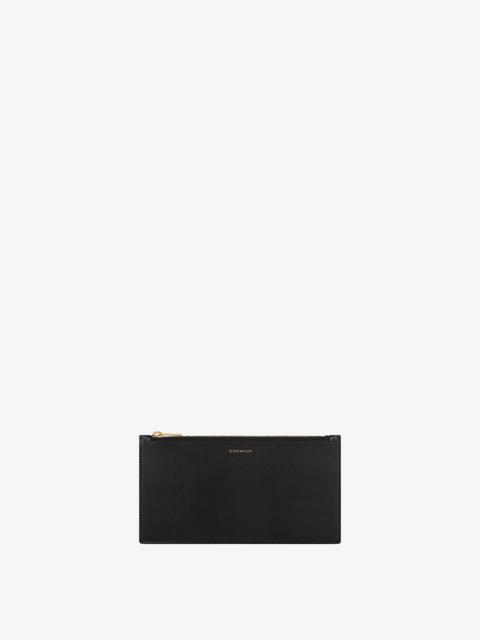 Givenchy 4G FLAT POUCH IN LEATHER