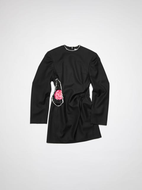 Acne Studios Tailored wool dress - Black