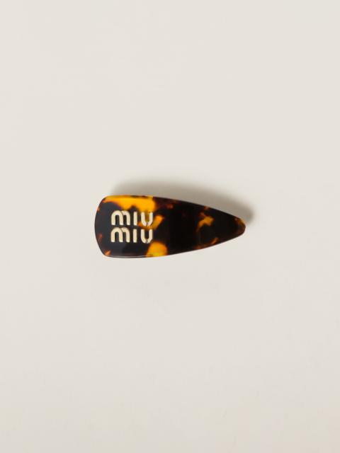Miu Miu Plexiglas hair clip