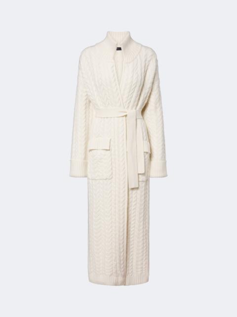 arch4 Bond Street cable-knit cashmere long cardigan