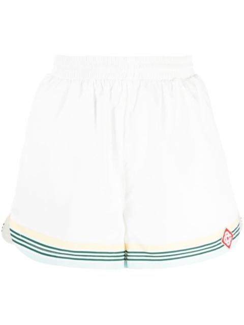 monogram track shorts