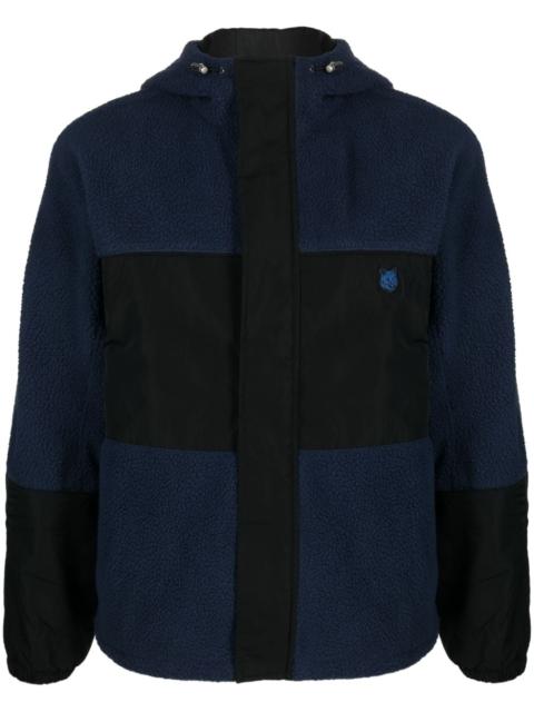 Maison Kitsuné fox head-patch hooded jacket