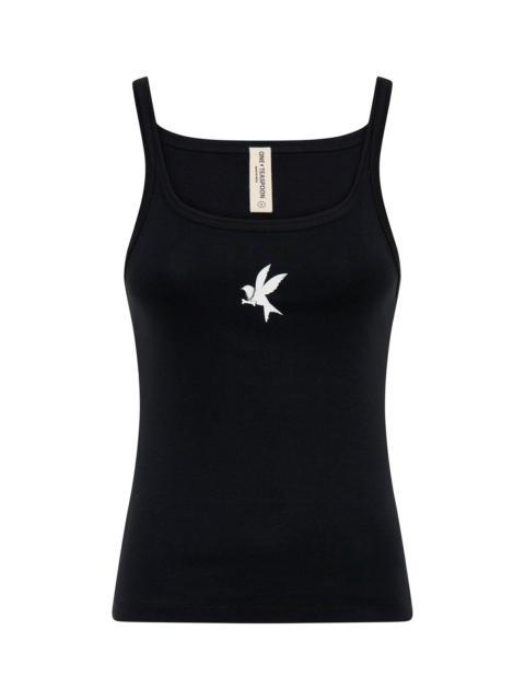 ONE TEASPOON One Teaspoon Fine Ribbed Singlet - Black