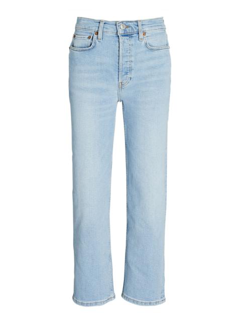 70s High-Rise Stove Pipe Jeans