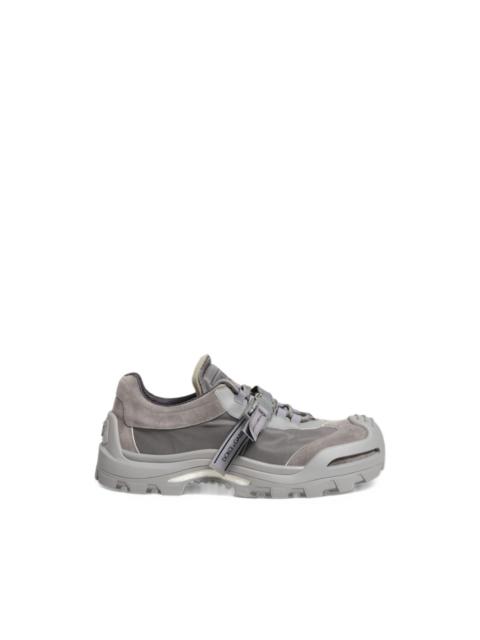 Dolce & Gabbana gray Airmaster panelled low-top sneakers