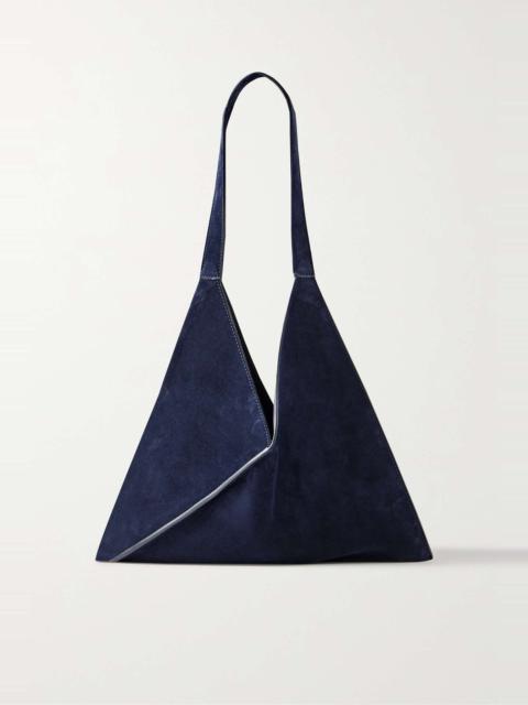 Sara small suede tote