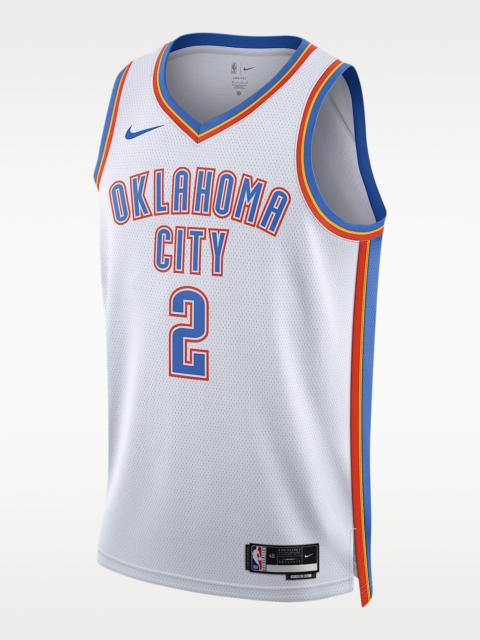 Nike Shai Gilgeous-Alexander Oklahoma City Thunder 2022/23 Association Edition Men's Nike Dri-FIT NBA Swi