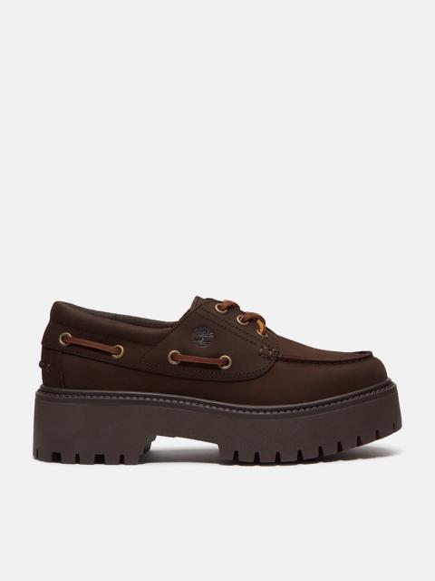 Timberland Women's Stone Street Platform Boat Shoe