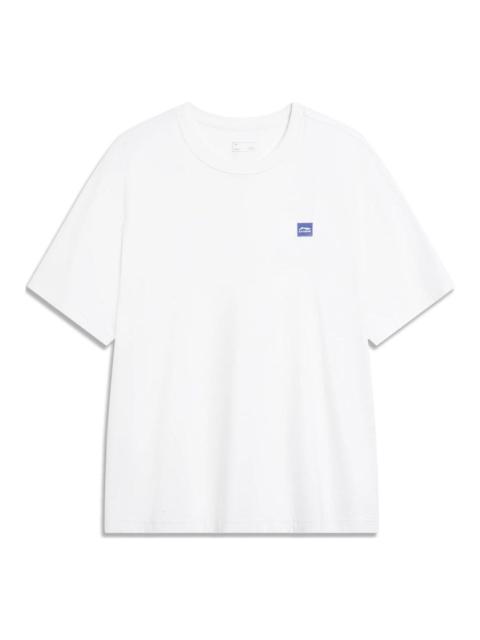 Li-Ning Small Logo T-shirt 'White' AHST561-1