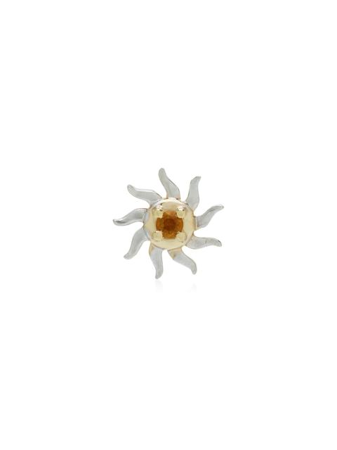 Yvonne Léon Mini Sun Single Earring gold