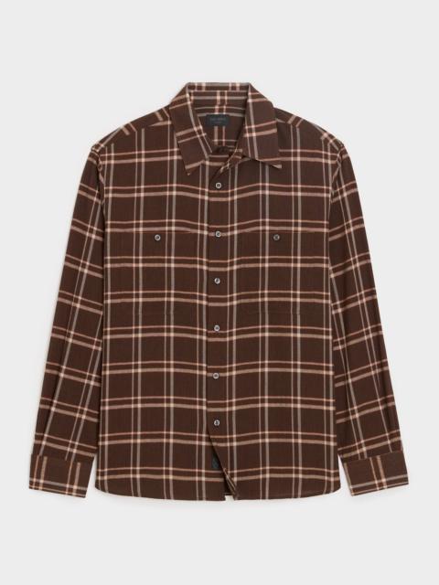 TODD SNYDER Crepe Country Shirt