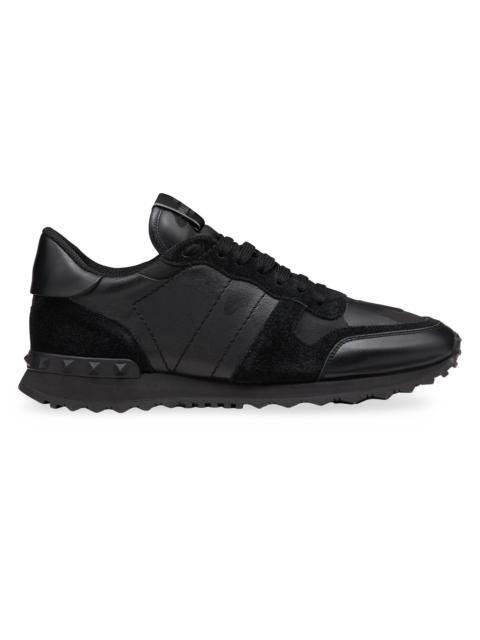 Valentino Men's Camouflage Rockrunner Sneakers - Black