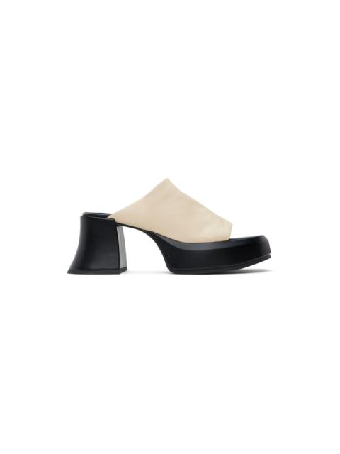 MIISTA Off-White Jimena Heeled Sandals