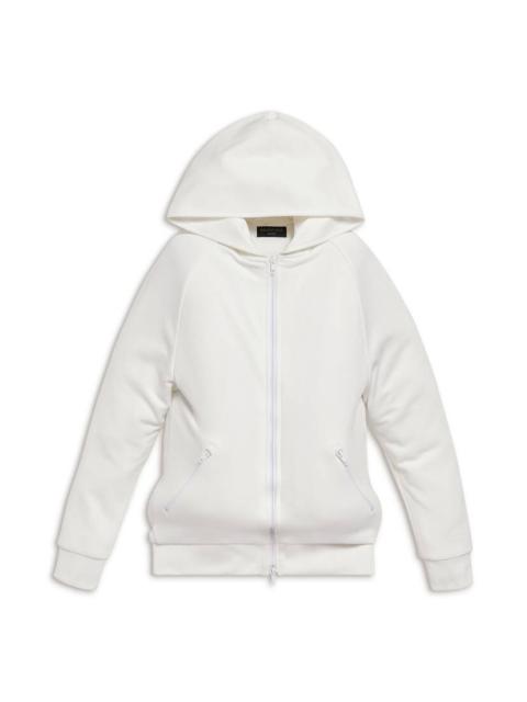 BALENCIAGA Unity Sports Icon Inflatable Zip-up Hoodie Medium Fit in White/black