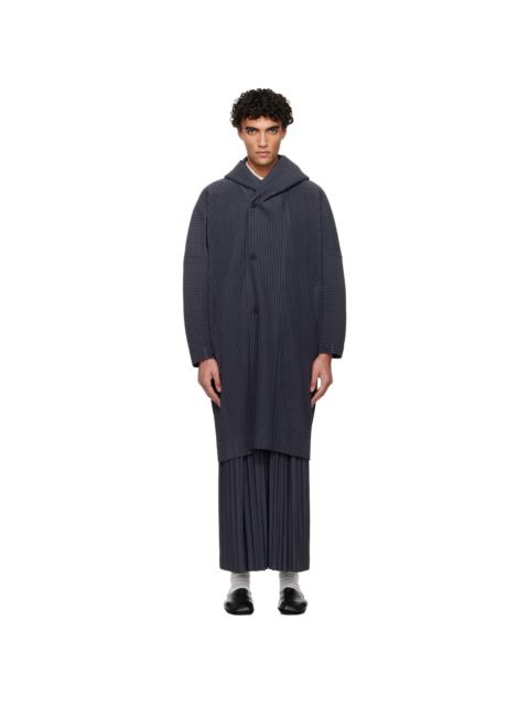 ISSEY MIYAKE Navy Monthly Colors December Coat