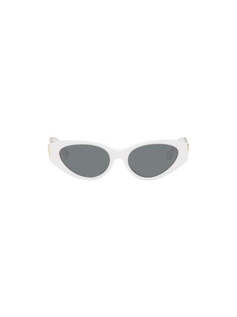 White Medusa Legend Cat-Eye Sunglasses