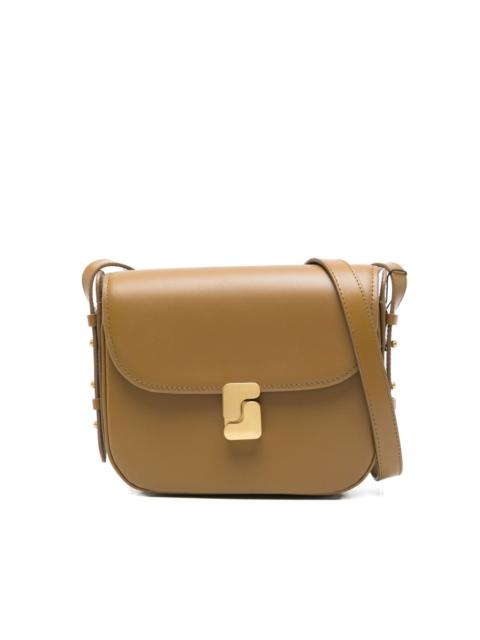 soeur mini Bellissima flap-fastening studded shoulder bag