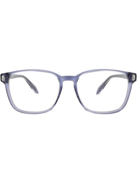 Alexander McQueen Alexander McQueen Square-Frame Acetate Optical Frames Blue Blue Transparent (AM0244O-30008074-004)