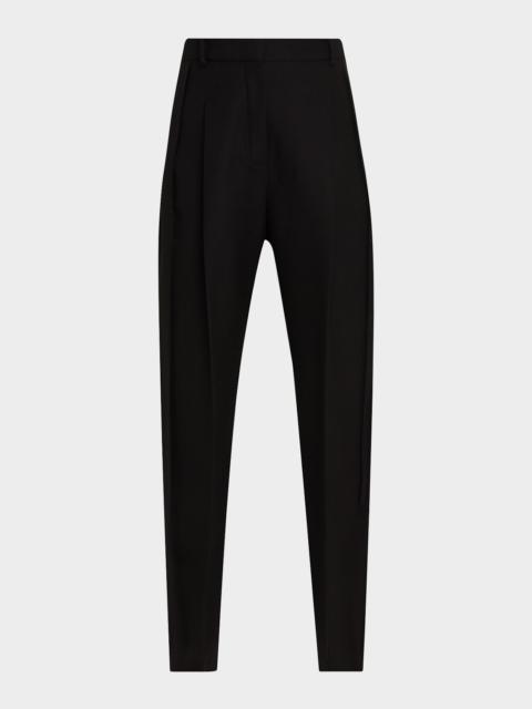 Lanvin Virgin Wool Cigarette Trousers