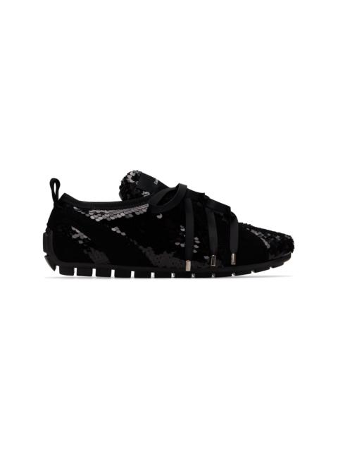 Simone Rocha Black Ballerina Grip Trainer Sneakers
