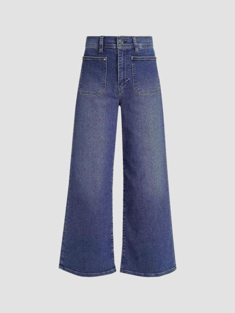 FRAME Women's Le Slim Crop Palazzo Jeans - Archive
