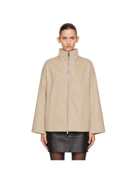 TOTEME Beige Zipped Country Jacket
