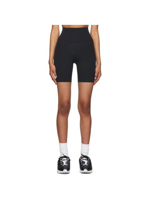 Black Infinalon Yoga Luxe Shorts